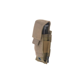 Magazine pouch for one pistol mag, tan
Click to view the picture detail.