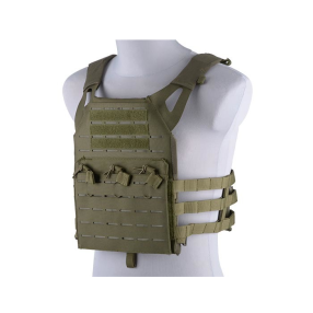JPC Laser Cut type Plate Carrier, olive
Click to view the picture detail.