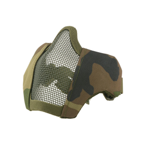 Face mask metal mesh Stalker Evo, for FAST helmet, woodland
Click to view the picture detail.