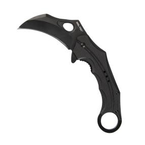 Black G10 One-hand Knife 