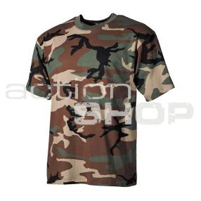 MFH Camo T-shirt, woodland
Click to view the picture detail.