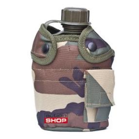 US polymer water canteen with cup and cover, woodland
Click to view the picture detail.