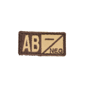 Patch - AB NEG tan
Click to view the picture detail.