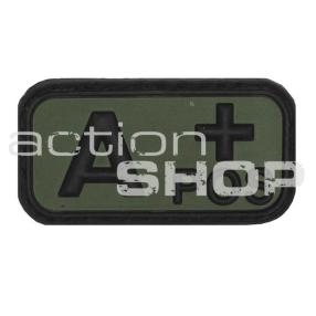 MFH blood group patch "A POS", 3D, black-olive
Click to view the picture detail.